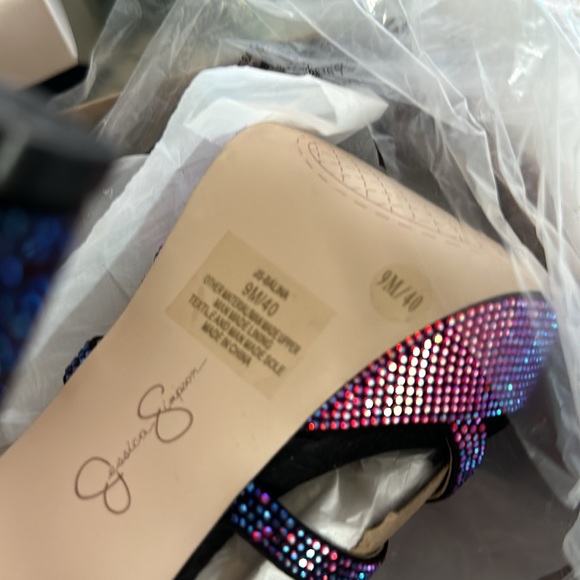 Jessica Simpson Balina Faux Suede Platform Ankle Wrap Dress SandalsBlack 9 size - Picture 13 of 13